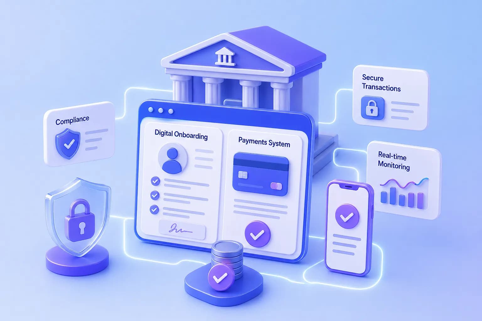 Συστήματα πληρωμών και digital onboarding για τραπεζικά ιδρύματα