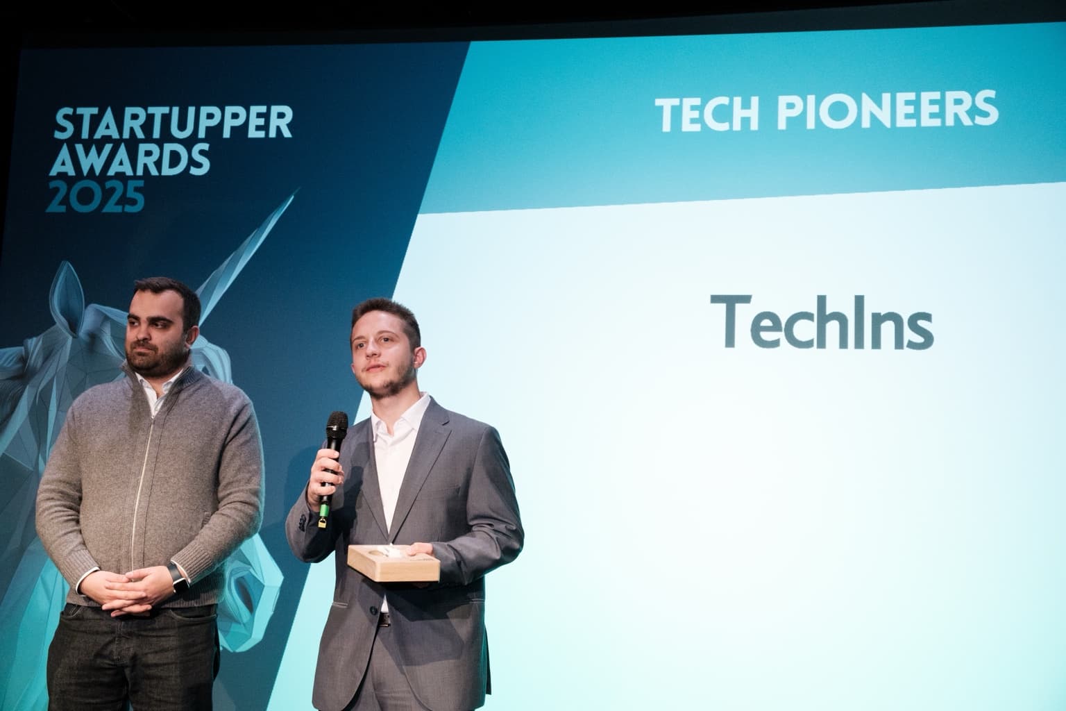 Ο Λεωνίδας Διαμαντόπουλος εκπροσωπεί την TechIns στα Startupper Awards 2025.